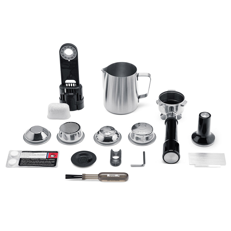 Breville BES870XL Barista Express Espresso Machine - Semi-Automatic with Built-in Grinder for Home & Office Use