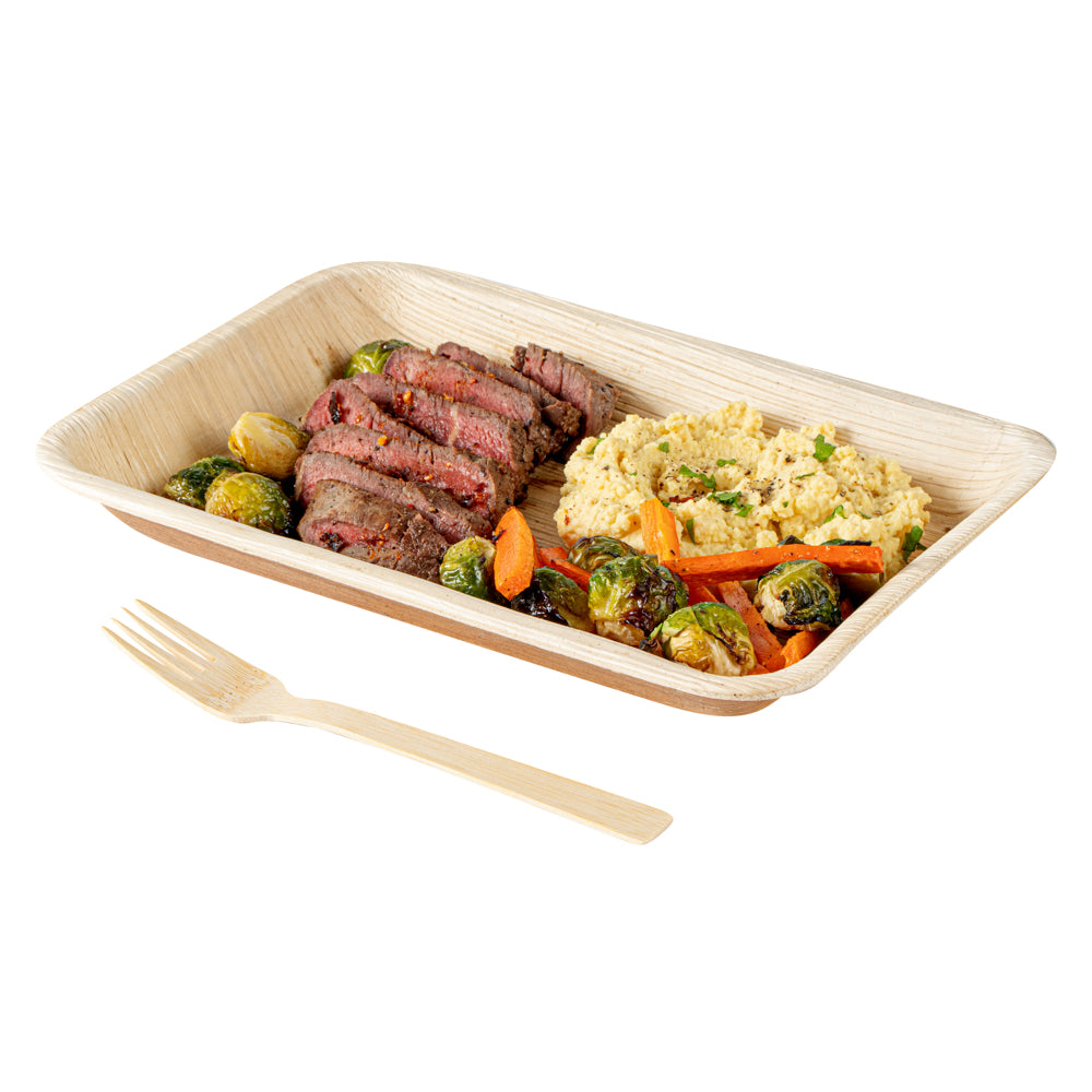 Eco-Friendly Bamboo Disposable Forks - 24 Count, 7-Inch Natural Bamboo Cutlery Set | Perfect for Picnics, Parties, and Sustainable Dining