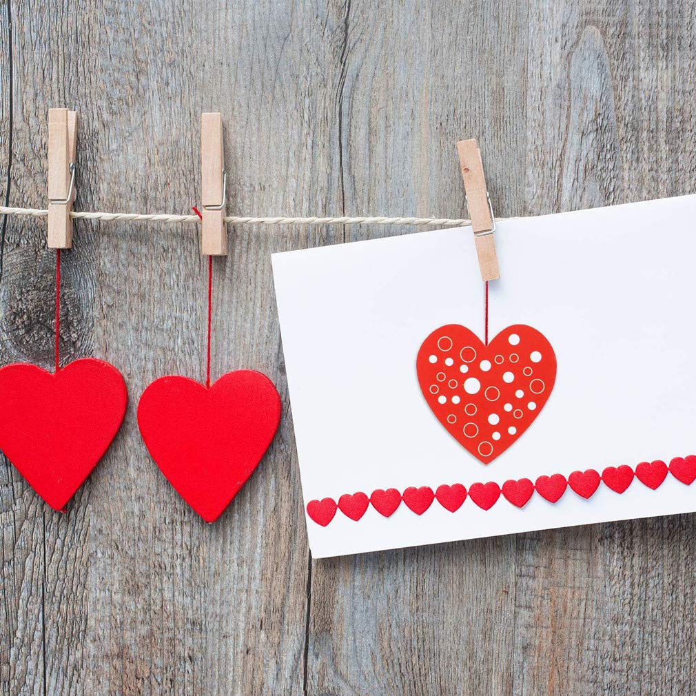 Heart-Shaped Stickers Roll - 500 Love Decorative Labels for Valentine's Day, Weddings, Anniversaries | Perfect for Candy Bags, Envelopes, Bookmarks & Party Decorations