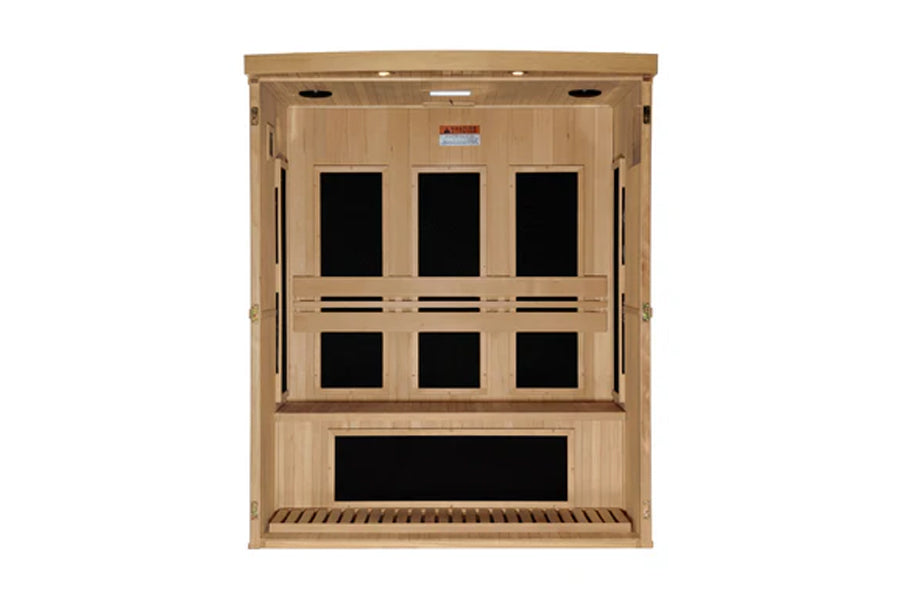 Premium 6-Person Near Zero EMF Far Infrared Sauna for Home Spa & Detox - Perfect for Relaxation, Pain Relief & Wellness Therapy