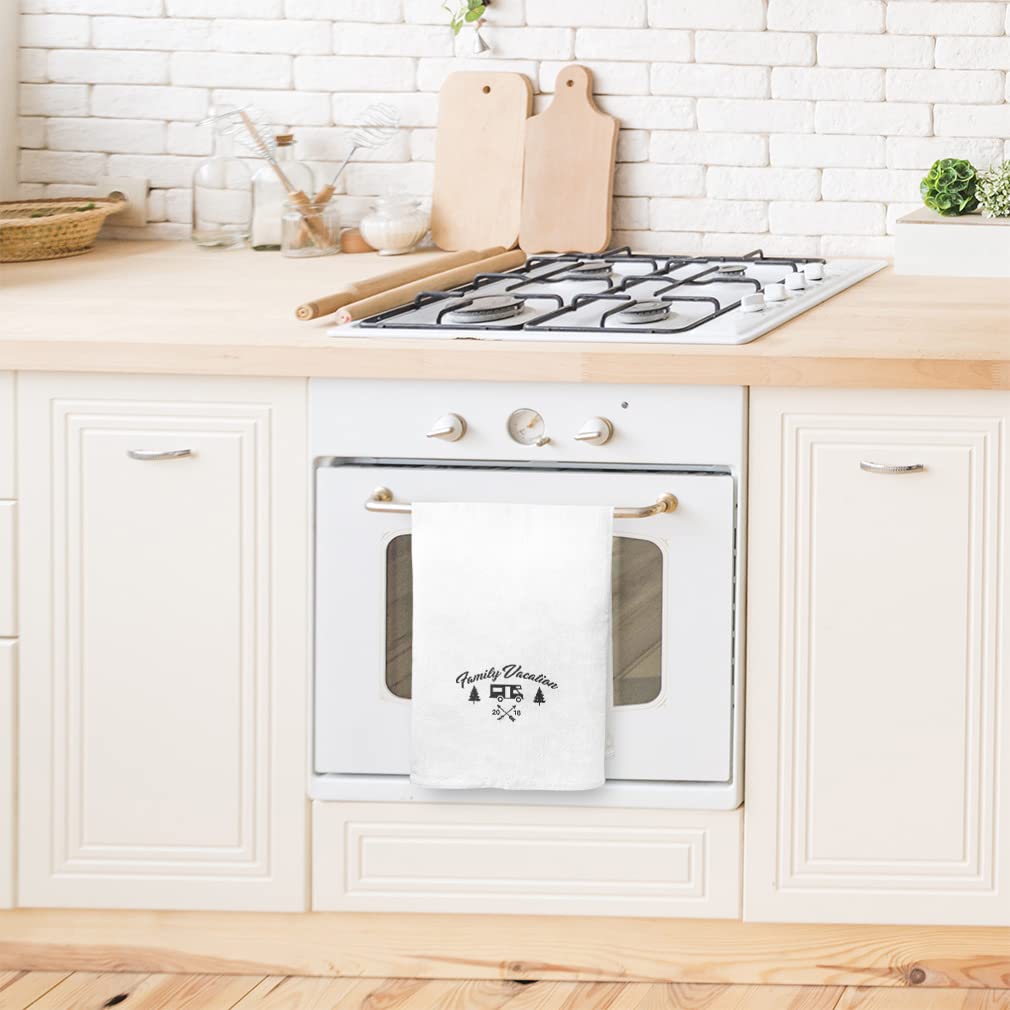 Mother's Day Kitchen Towels - Flour Print Dish Towels for Summer Cleaning & Decor | Perfect for Family Vacations, Cooking & Home Decor