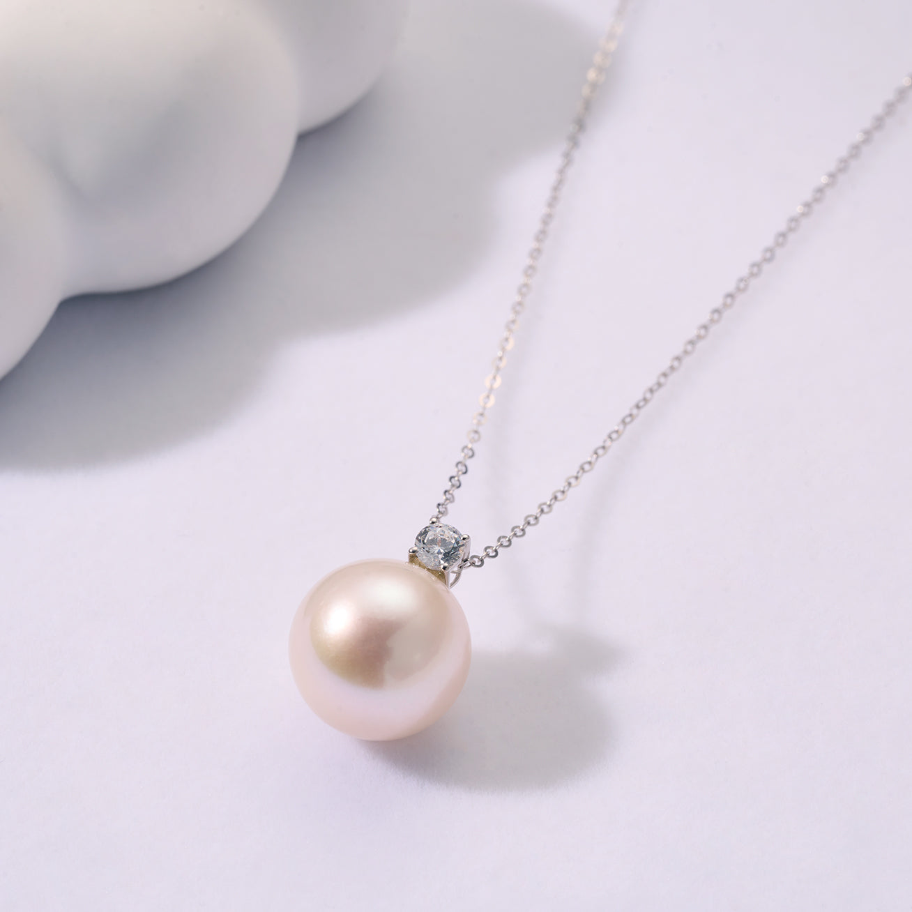 18K Solid Gold Edison Pearl Necklace - AAA Grade Cultured Pearls, Elegant Jewelry Gift for Women (KN00220) | Perfect for Weddings, Anniversaries & Special Occasions