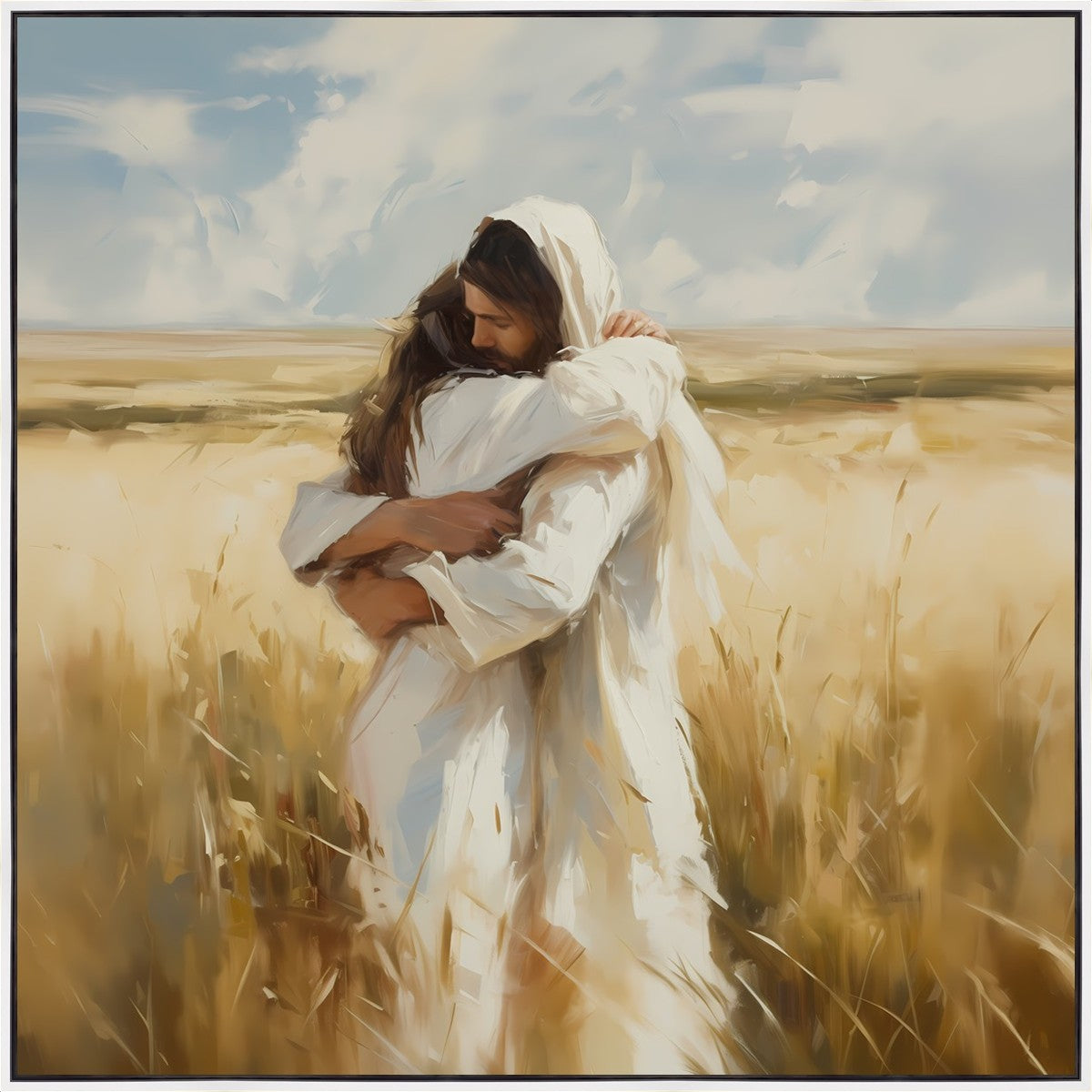 Arms of Mercy Large Wall Art Gallery Wrap Canvas - Elegant Home Decor for Living Room, Bedroom & Office | Perfect for Gifts & Interior Design