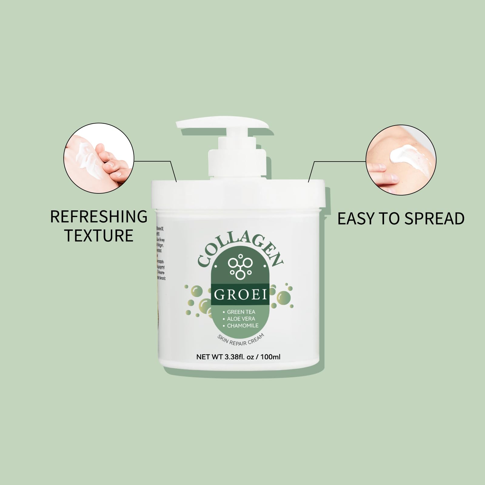 **Collagen Firming Cream for Women - Skin Tightening & Lifting Body Moisturizer - Anti-Aging & Sagging Skin Treatment - 100g - Perfect for Daily Use & Post-Pregnancy Care**