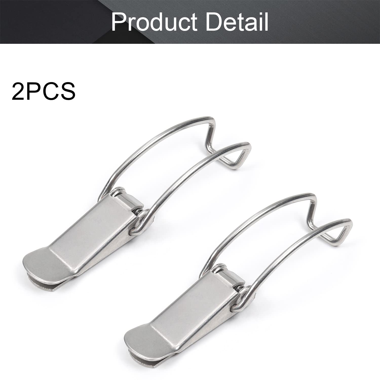 2PCS Spring-Loaded Toggle Latch 3.43