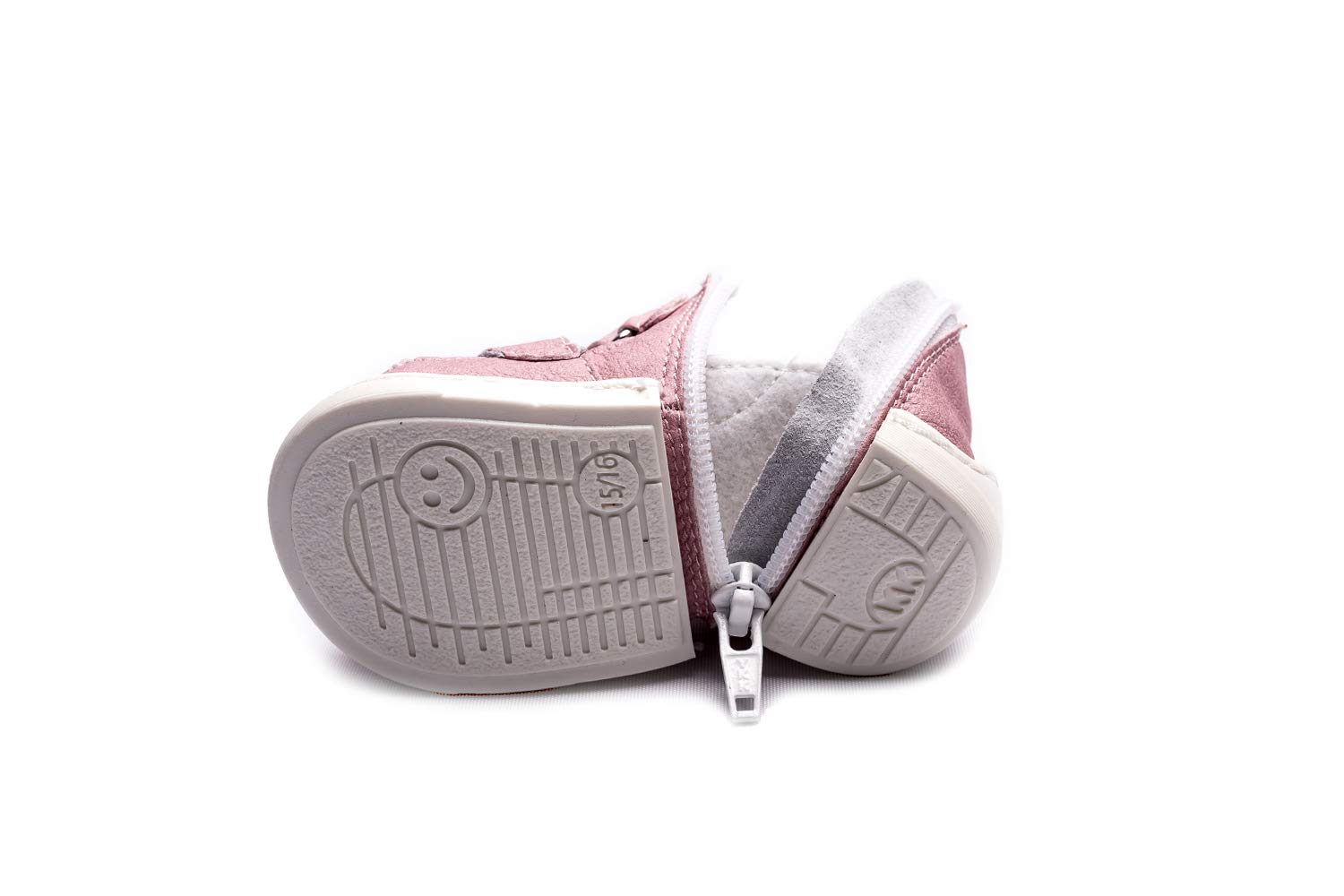 Happy Baby Zippy Shoes - Soft Sole First Walkers for Infants & Toddlers (Boys & Girls) - Unique Zipper Design Baby Shoes for Easy On/Off - Perfect for First Steps, Playtime & Outdoor Adventures