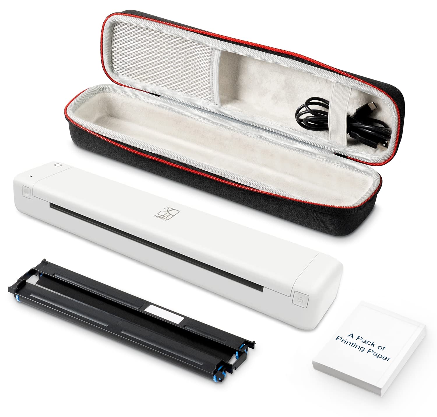 HPRT Wireless Portable Printer for Travel - Bluetooth Compatible with Android, iPhone & Laptop - Prints 8.5