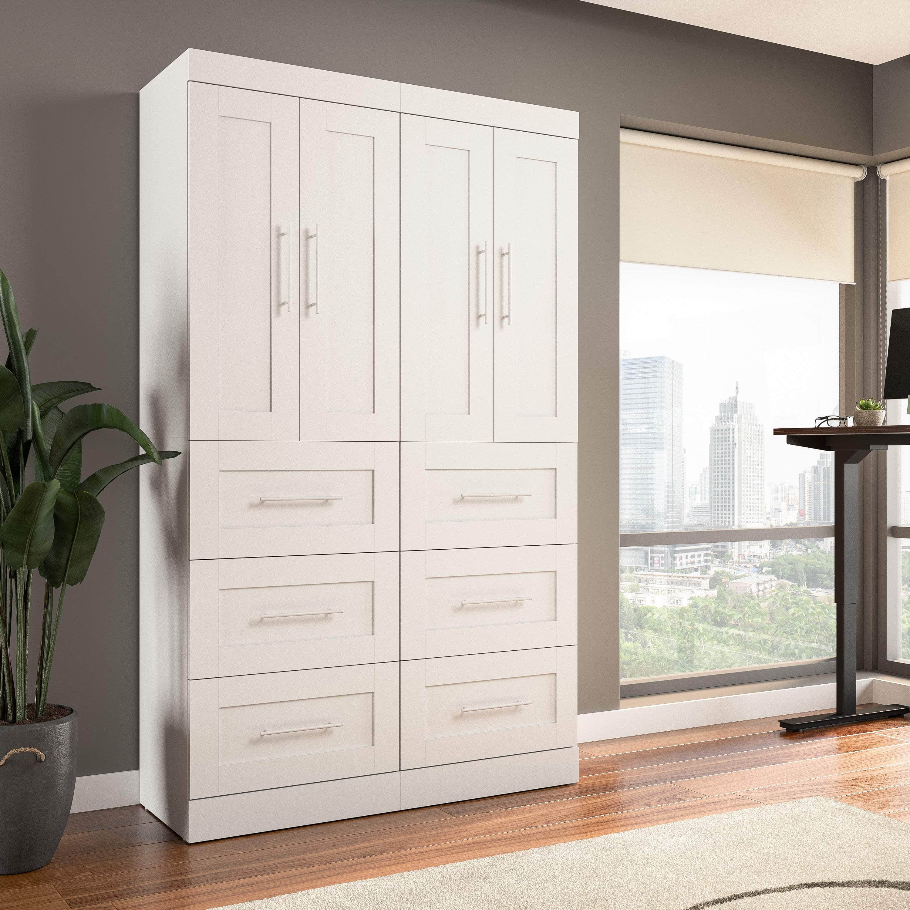 50W Closet Organizer with Drawers - 7 Color Options for Wardrobe, Bedroom & Office Storage | Space-Saving Home Organization Solution
