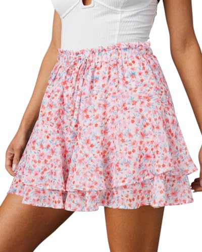 T Pink Green Floral