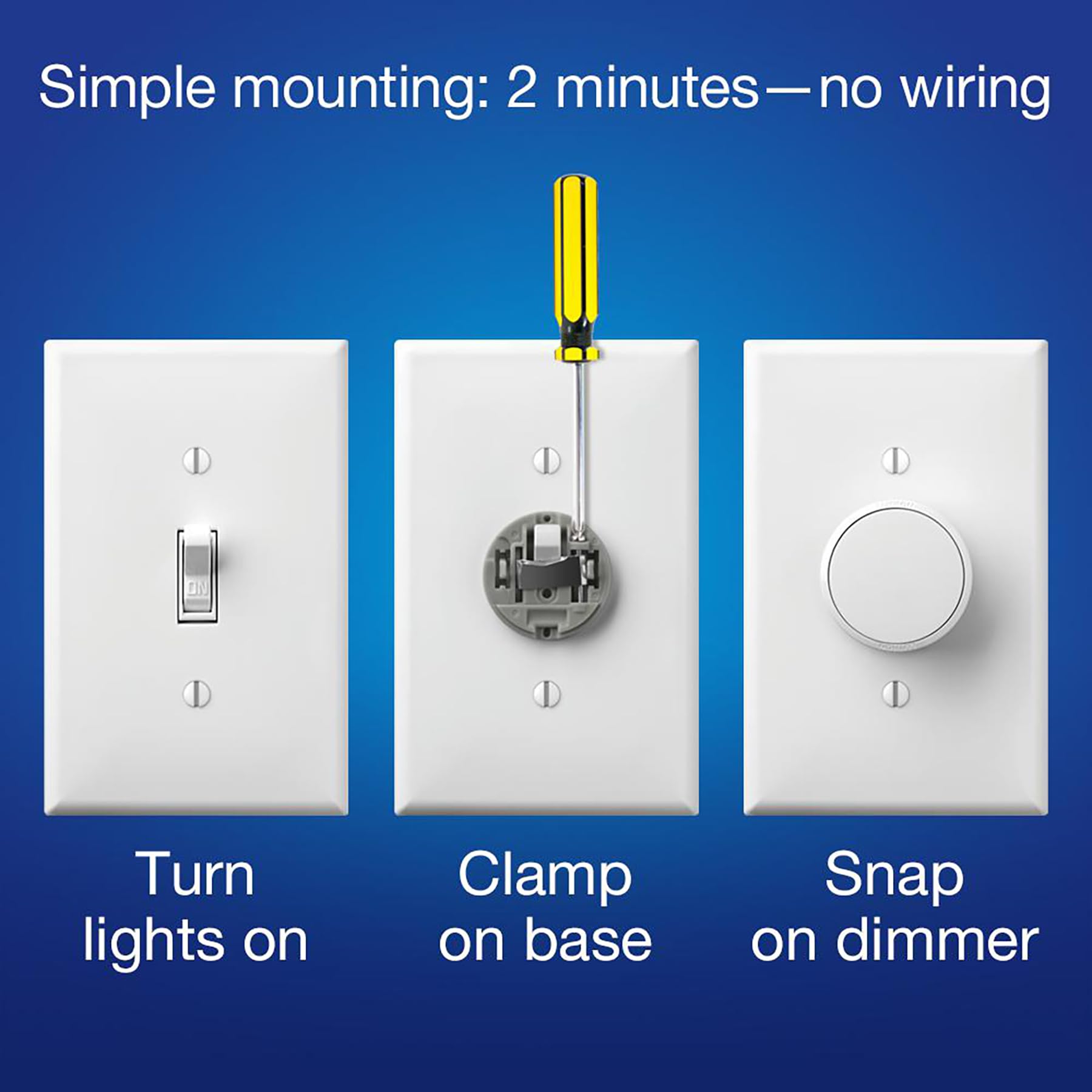 Lutron Aurora Smart Bulb Dimmer Switch for Philips Hue - White | Z3-1BRL-WH-L0-A | Easy Installation with Screwdriver Included | Perfect for Bedroom, Living Room & Smart Home Lighting Control