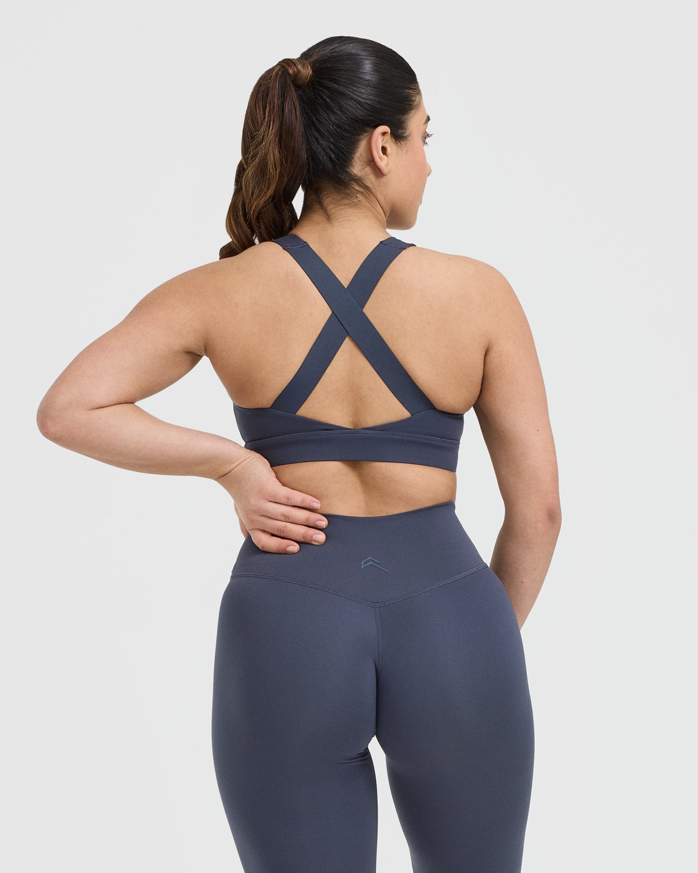 Timeless Wide Strap Sports Bra | True Blue | High Support Workout Bra for Running, Yoga & Gym | Comfortable Breathable Activewear for Women