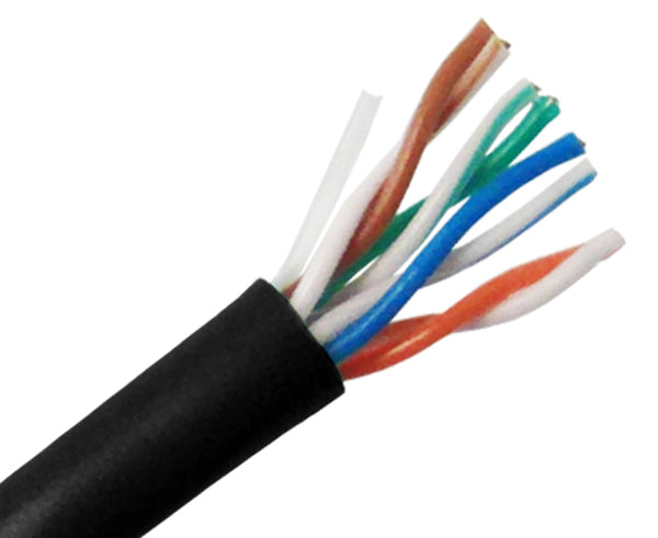 CAT5E UTP Bulk Ethernet Cable 1000FT - 24 AWG Solid Copper, CM Rated for In-Wall Installation - Perfect for Home Networking, Office Setup & Data Centers
