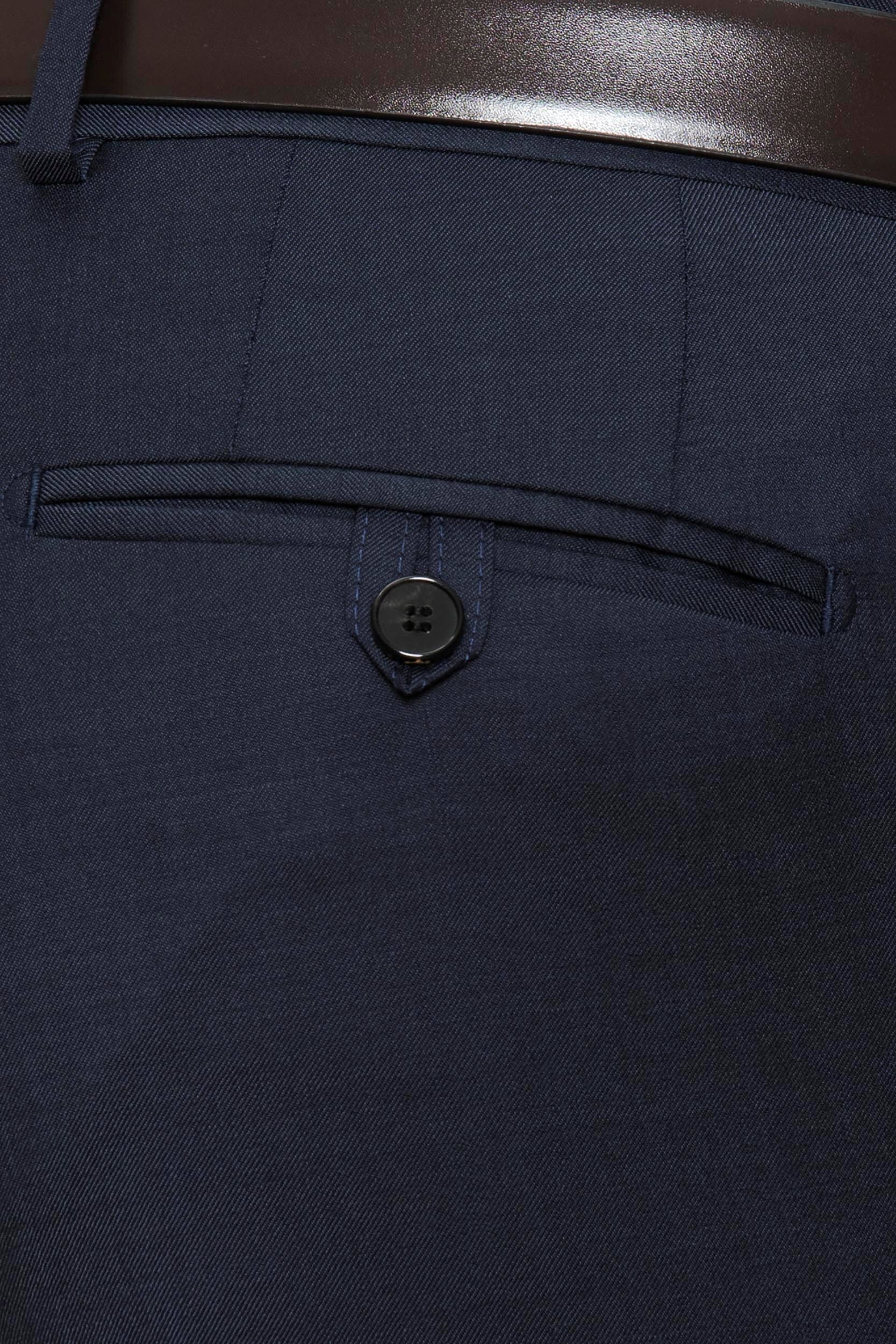 PLAIN NAVY TROUSERS - RAZOR FJV032 - Comfortable & Stylish Casual Pants for Men | Perfect for Office, Travel & Everyday Wear