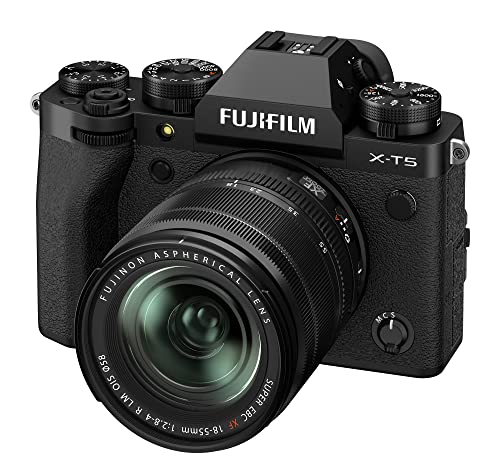 Fujifilm X-T5 Mirrorless Digital Camera with 40MP Sensor - 4K Video, 5-Axis IBIS | Perfect for Travel Photography, Vlogging & Street Shooting