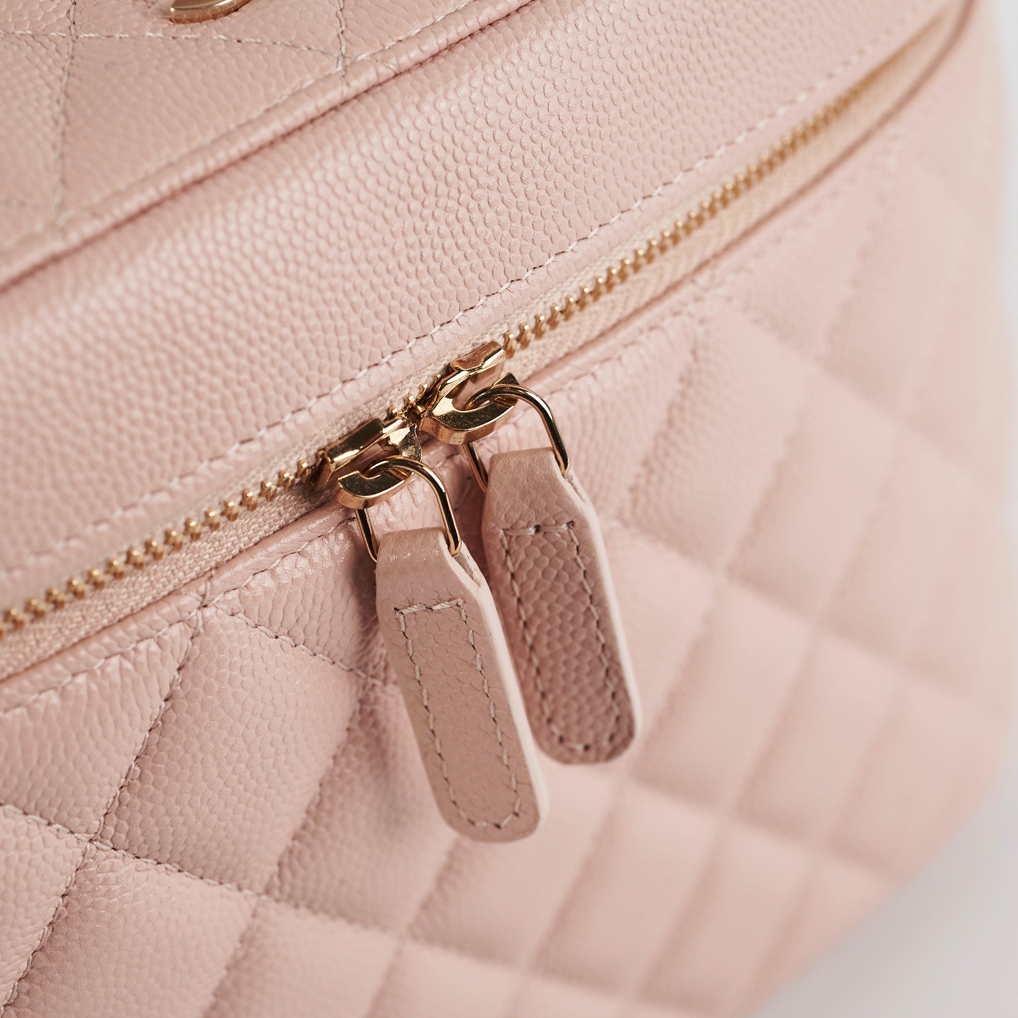 Chanel Pink Caviar Vanity Case 21C - Luxury Makeup Bag for Women | Perfect for Travel, Bridal & Everyday Use