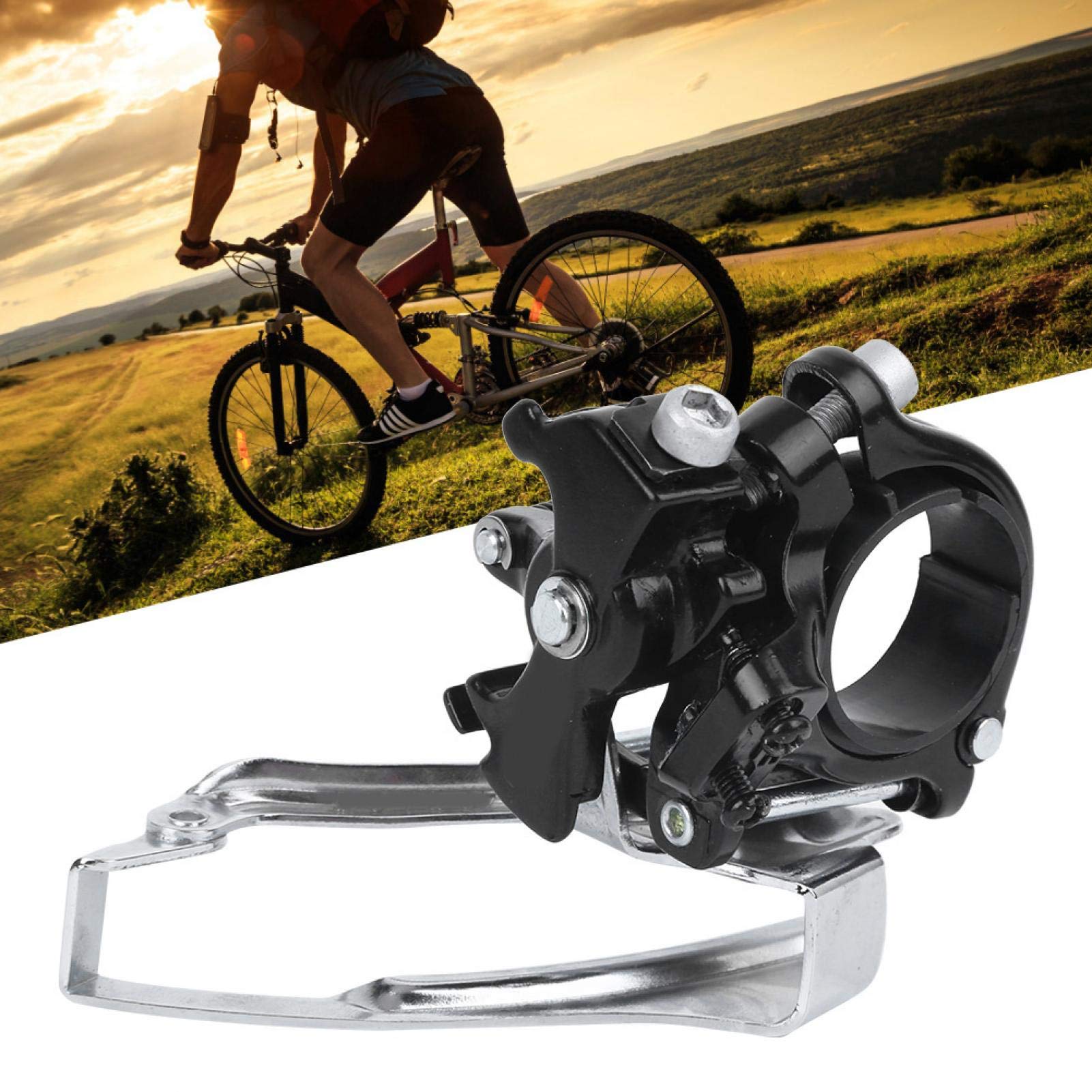 OUKENS Mountain Bike Front Derailleur - High Performance Bicycle Gear Shifter for Small Wheel Bikes - Perfect for Trail Riding, Commuting & Cycling Adventures