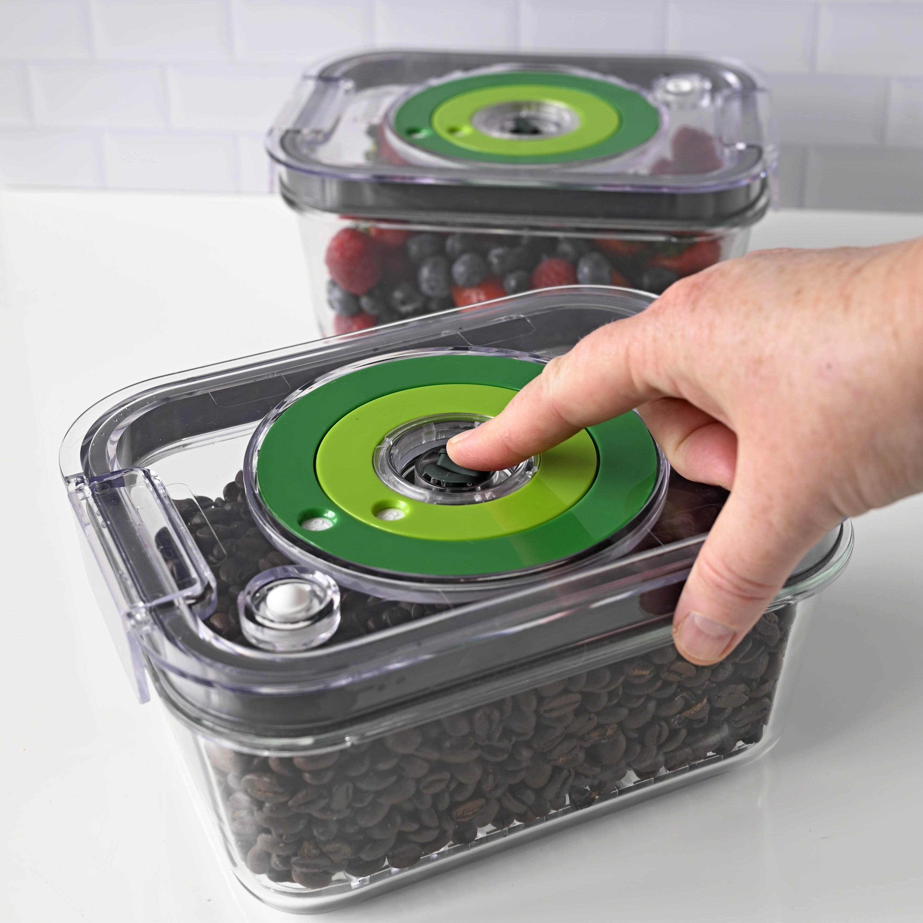 Vac U Seal Vacuum Sealer Set - Food Preservation System for Freshness | Perfect for Meal Prep, Sous Vide & Freezer Storage