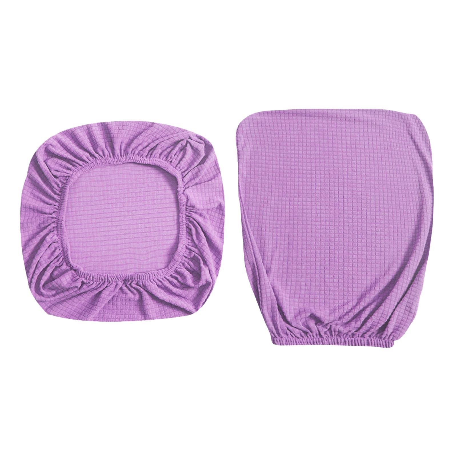 Baoblaze Elastic Stretchable Computer Chair Cover Slipcover - Universal Fit for Office Swivel Chairs, Gaming Chairs & Desk Chairs - Breathable Spandex Fabric (Purple) - Perfect for Home Office, Gaming Setup & Workspace Decor