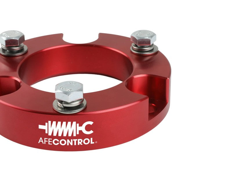 aFe CONTROL 2.0 IN Leveling Lift Kit for 2005-2021 Toyota 4Runner, FJ Cruiser & Tacoma - Red | Off-Road Suspension Upgrade for Enhanced Performance & Ground Clearance