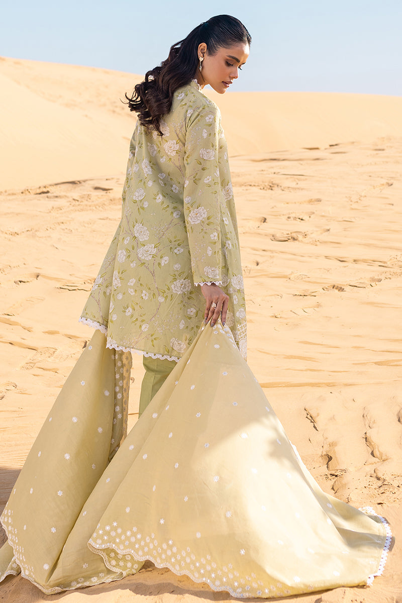 IVY VERDELL 3-Piece Printed Lawn Suit for Women - Floral Embroidery Pakistani Formal Dress - Perfect for Weddings, Parties & Special Occasions