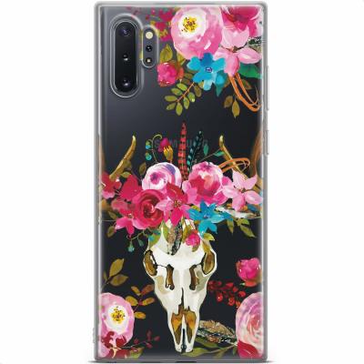 A Journey with Nature: The Boho Floral Deer Antler Phone Case