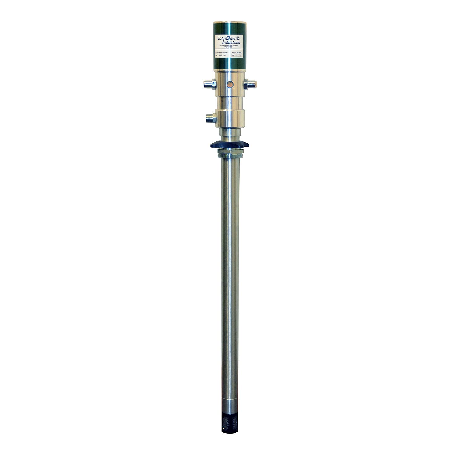 JohnDow 3:1 Pneumatic Oil Pump for 55-Gallon Drum - High Efficiency Industrial Fluid Transfer - Perfect for Automotive Shops, Factories & DIY Oil Changes (Model JD-3615)