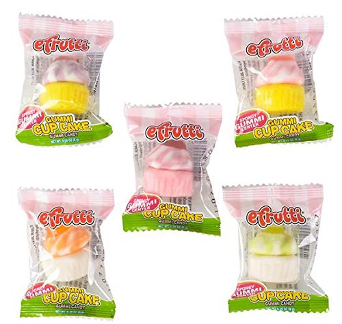 Delicious Gummi Cupcakes - Pack of 8 | Soft & Chewy Candy Treats for Parties, Birthdays & Snacking