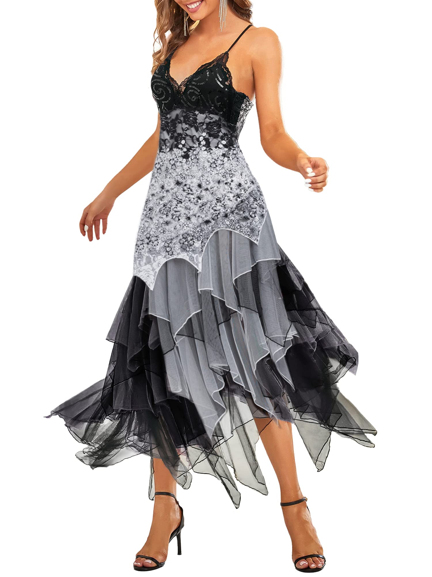Ever-Pretty Women's V-Neck Sexy Party Dress for Wedding Guest, Summer Cocktail Dress 06213 - Perfect for Evening Parties, Bridal Showers & Special Occasions