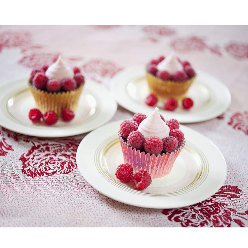 400-Piece Metallic Foil Cupcake Liners - Silver, Rose Gold, Black & Gold Baking Cups for Muffins, Treats & Desserts | Perfect for Weddings, Birthdays, Baby Showers & Party Decorations | Reusable & Elegant Baking Accessories