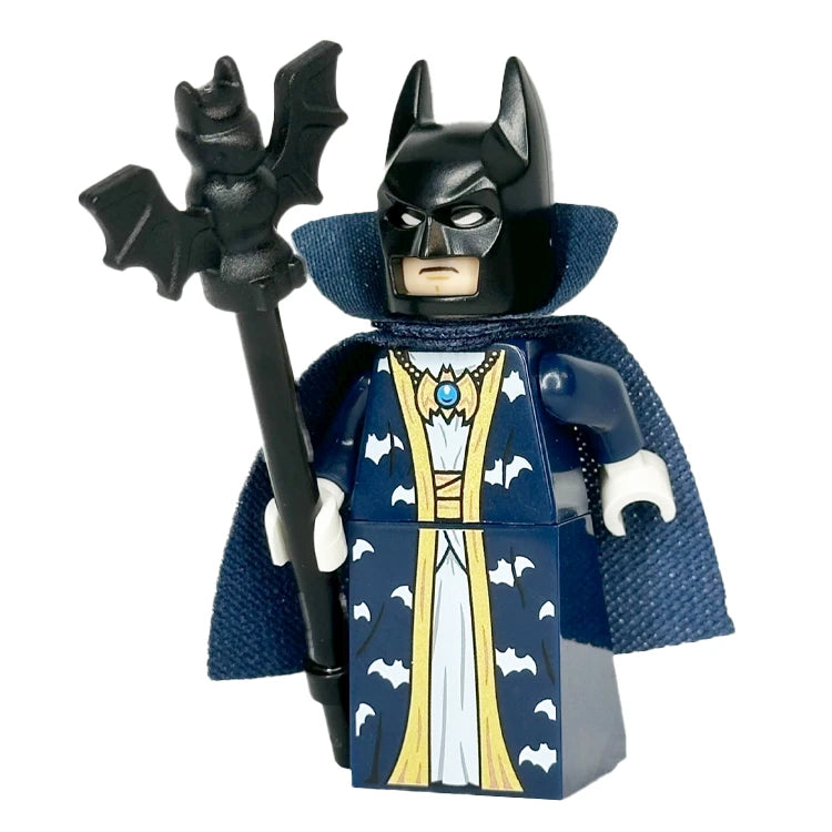 LEGO DC Comics Batman Minifigure - Wizbat Collectible Toy for Kids & Adults | Superhero Action Figure for Play, Display & Gifts