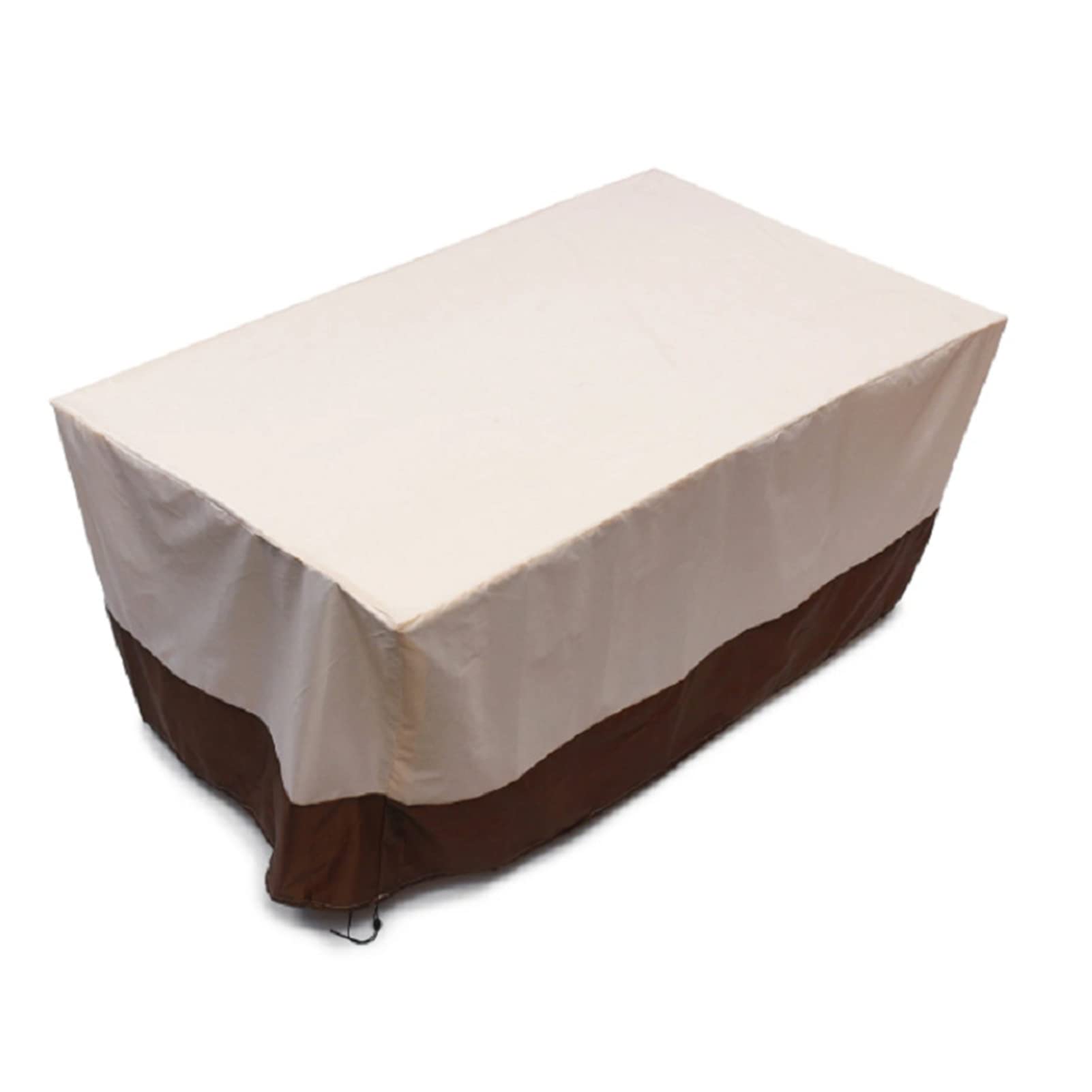 Waterproof 210D Patio Furniture Cover for Rectangular Dining Table & Chairs Set - All-Weather Outdoor Protection (170x97x71cm, Beige) | Perfect for Backyard, Garden & Deck Furniture Protection