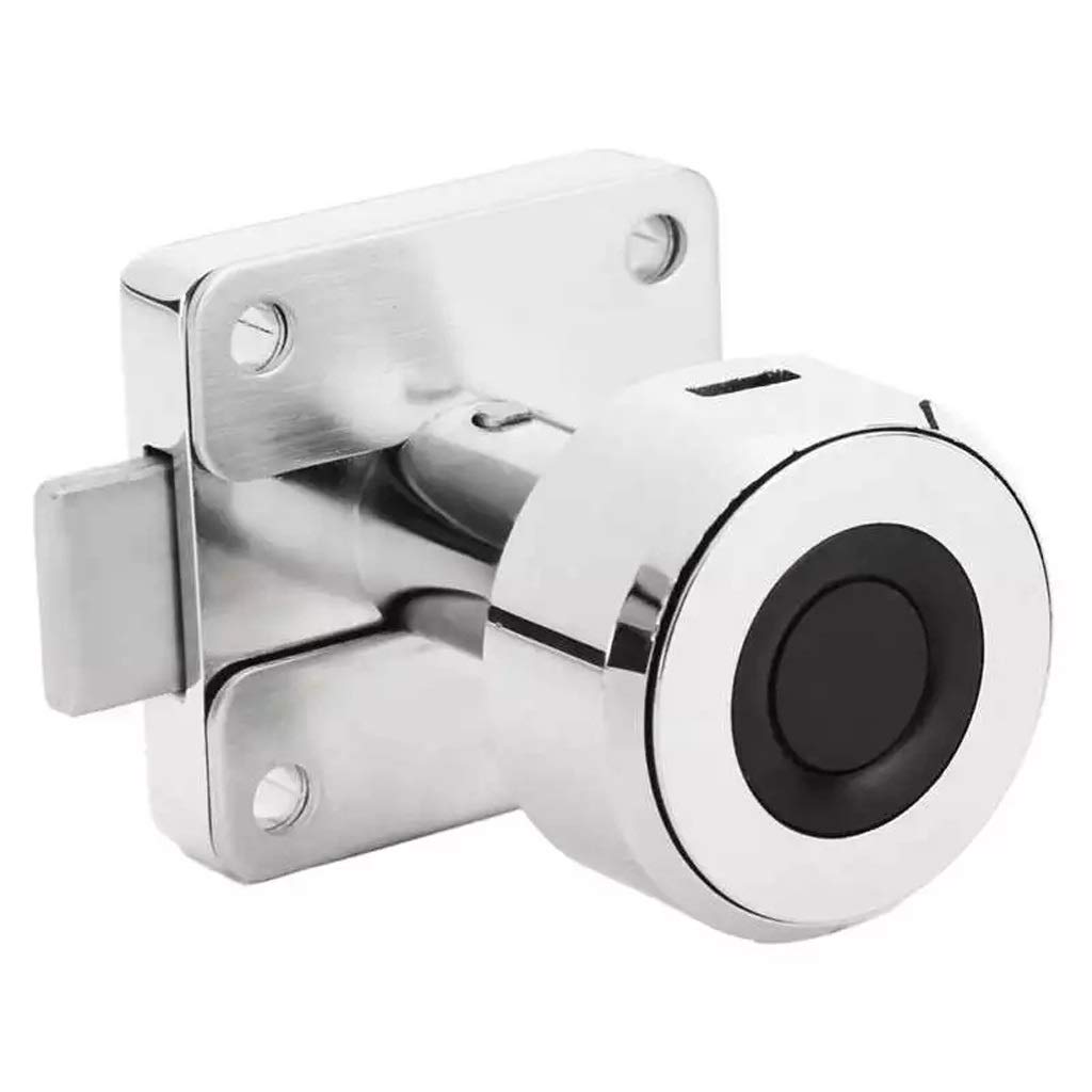 Smart Fingerprint Lock for File Cabinets & Drawers - Electric Intelligent Security Lock for Office & Home Furniture - Secure Door Lock for Storage, Documents & Valuables