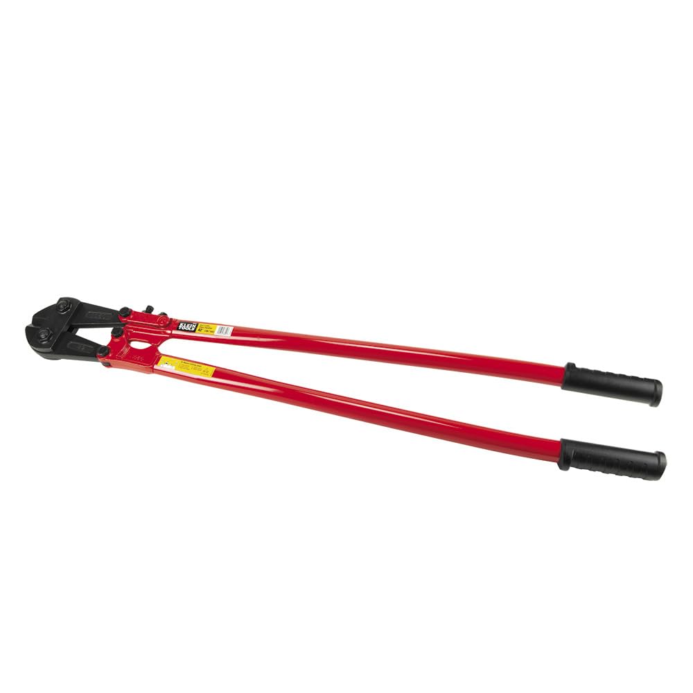 Klein Tools 63342 42-Inch Heavy Duty Bolt Cutter with Steel Handle - Ideal for Electrical Work, Construction & Industrial Cutting Applications