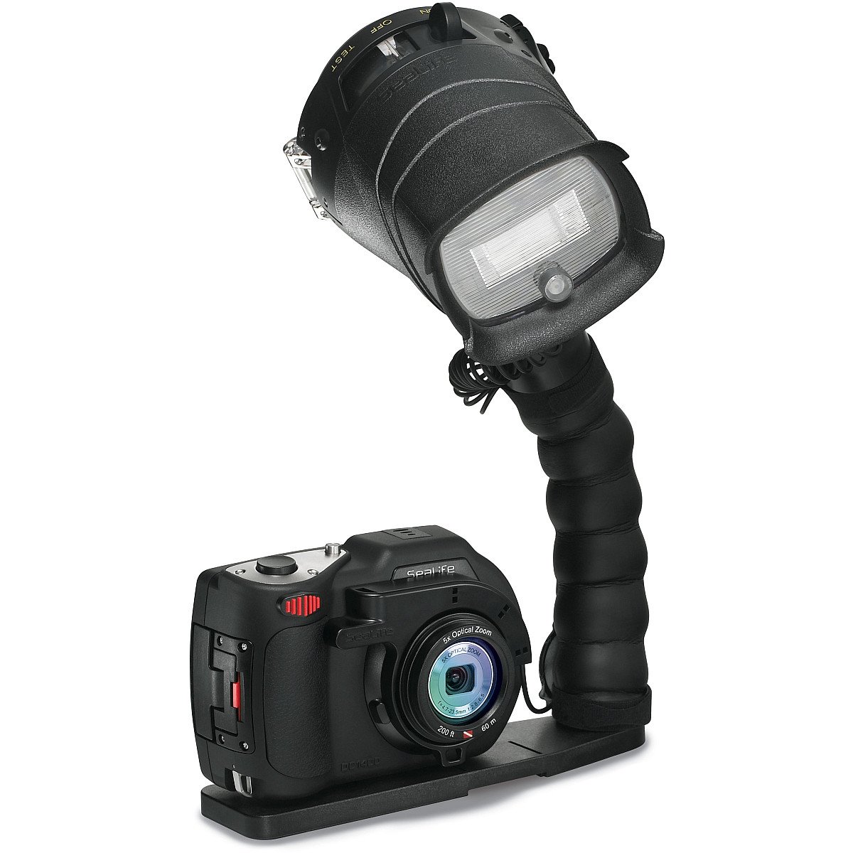 SeaLife DC1400 Pro 14MP HD Underwater Digital Camera with Flash & Flex Arm Bracket - Perfect for Scuba Diving, Snorkeling, and Marine Photography Adventures