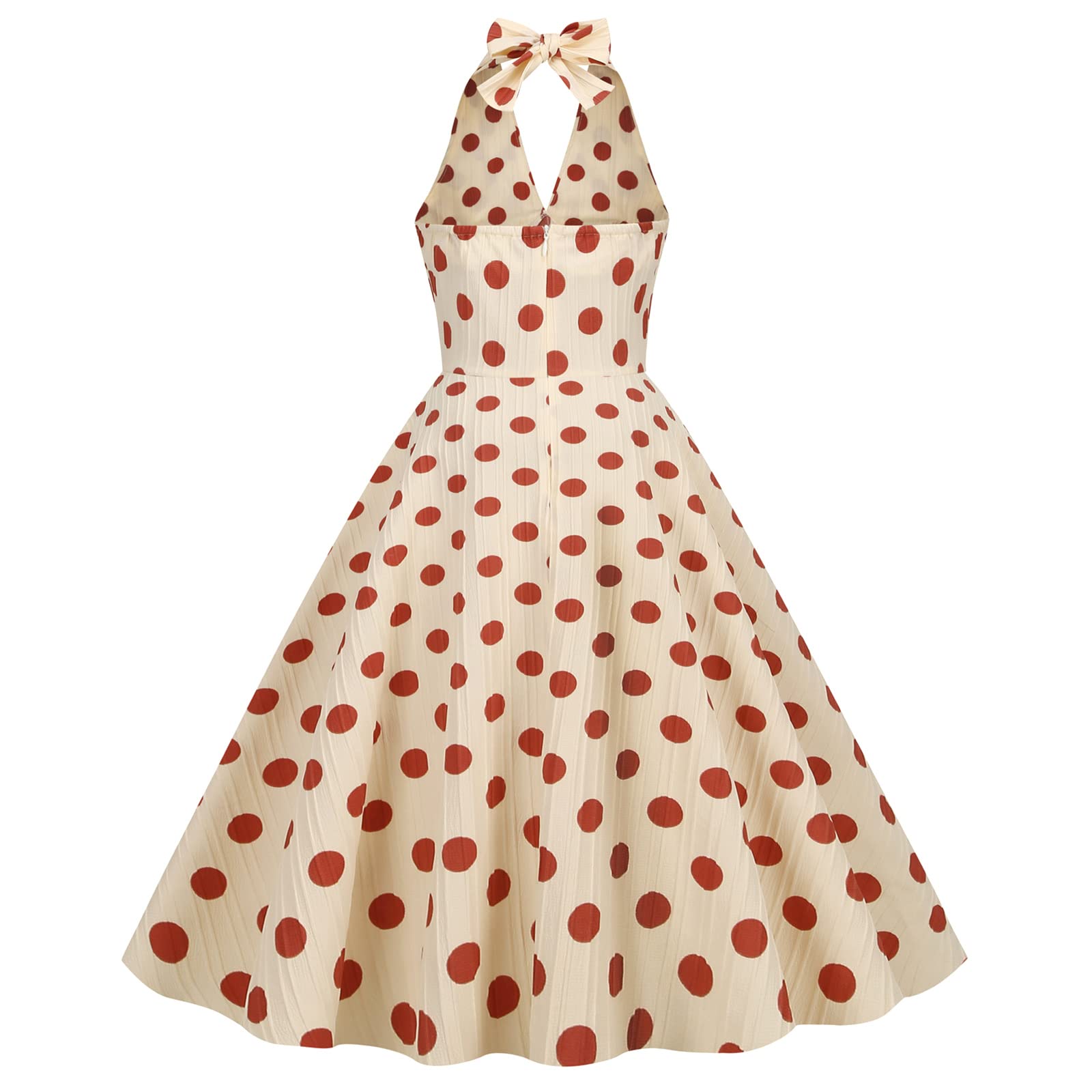 1950s Vintage Pink Plaid Dress for Women - Retro 50s Pin Up Gingham Dress, Rockabilly Checkered Swing Dress - Perfect for Themed Parties, Cosplay & Vintage Fashion