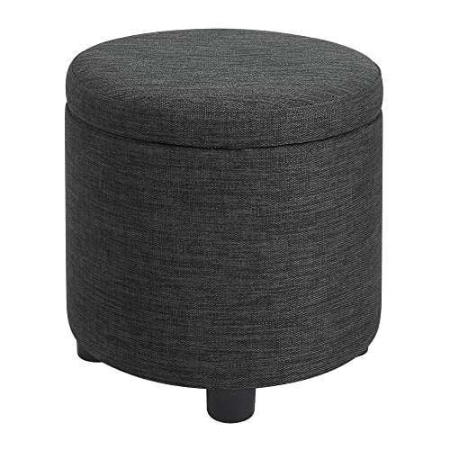 Dark Charcoal Gray Fabric