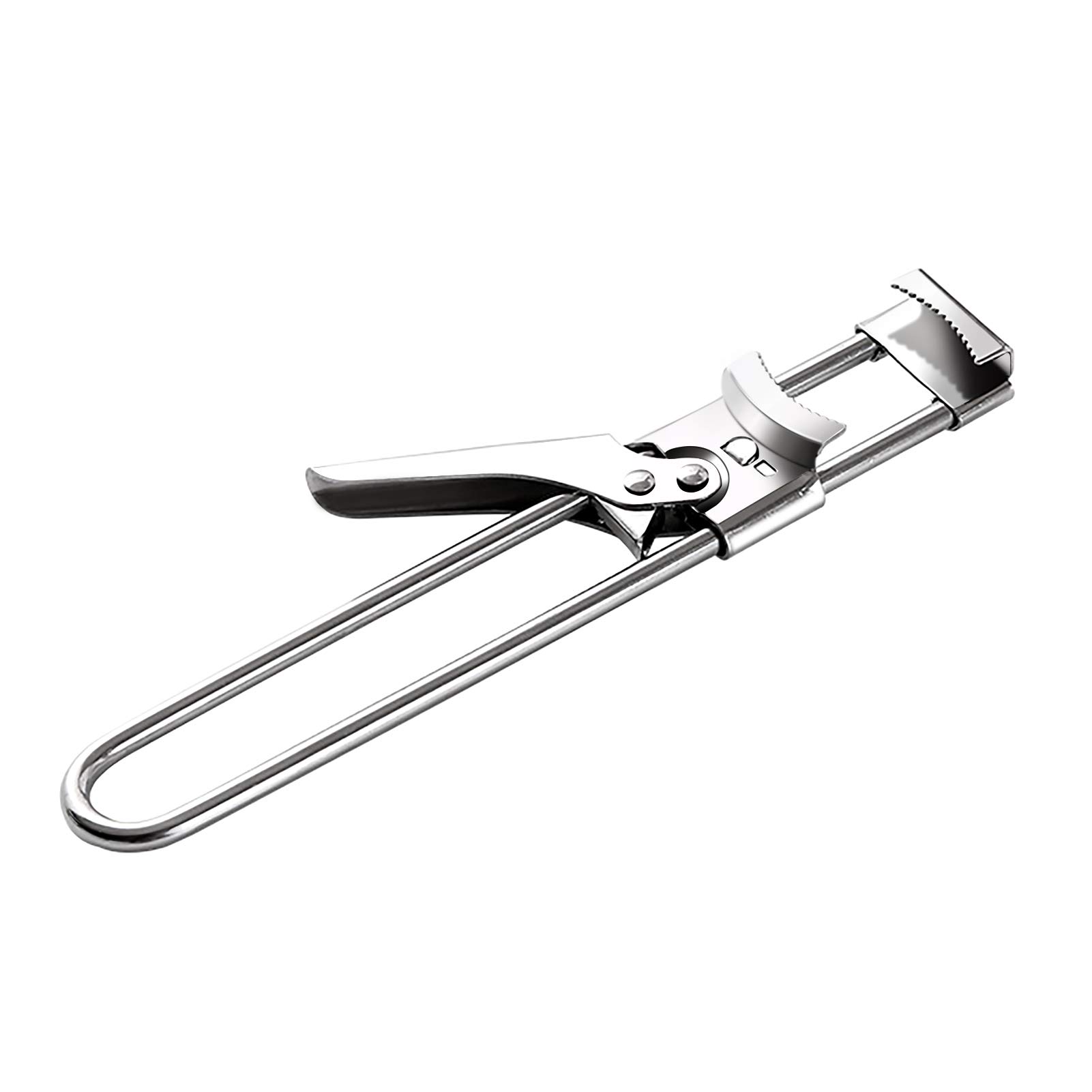 HEART SPEAKER Breakfast Cooking Lid Remover - Manual Corkscrew & Jar Opener for Seniors with Weak Hands - Easy Grip Kitchen Tool (Silver) - Perfect for Opening Jars, Bottles & Cans at Home or Camping