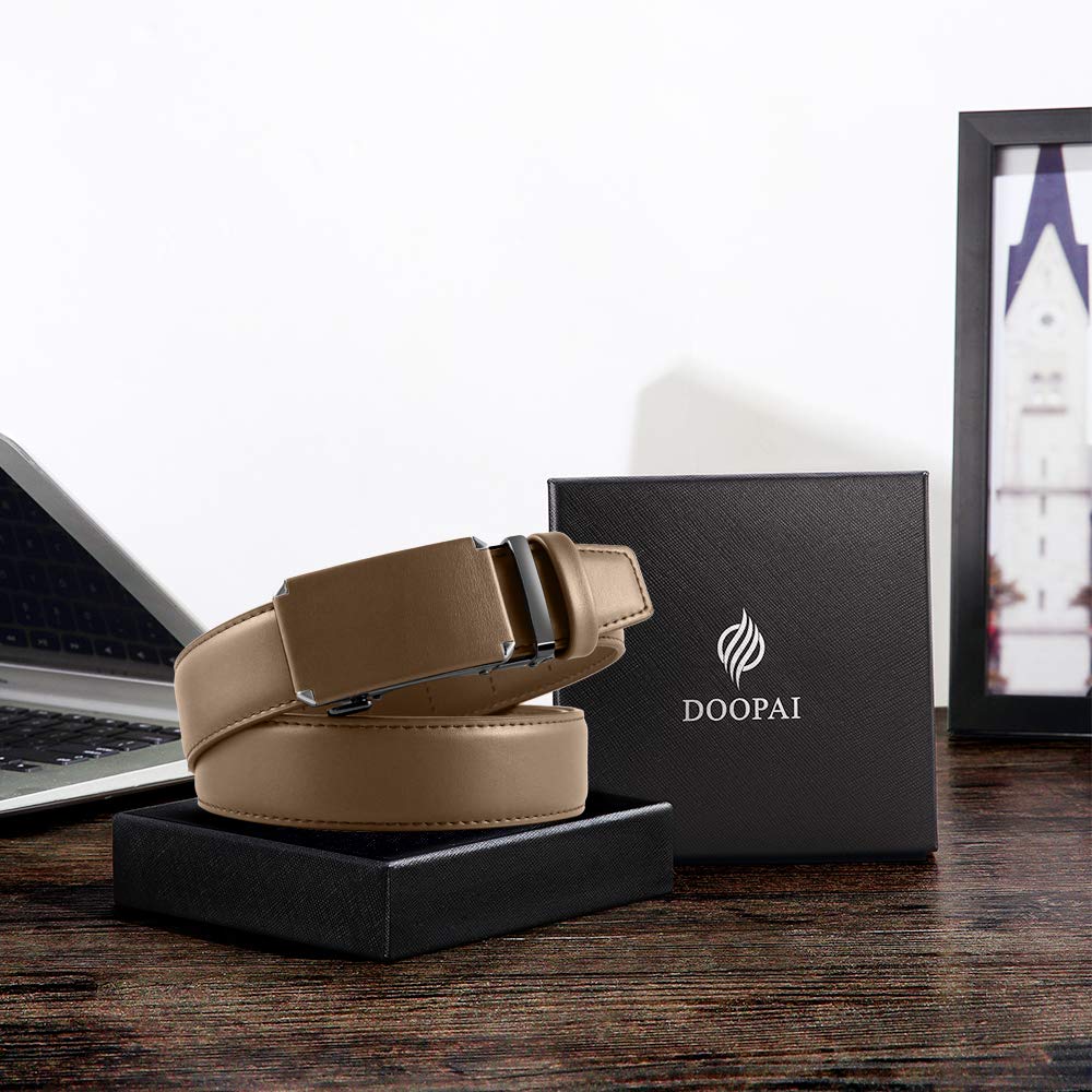 DOOPAI Men's Ratchet Dress Belt - 1 3/8
