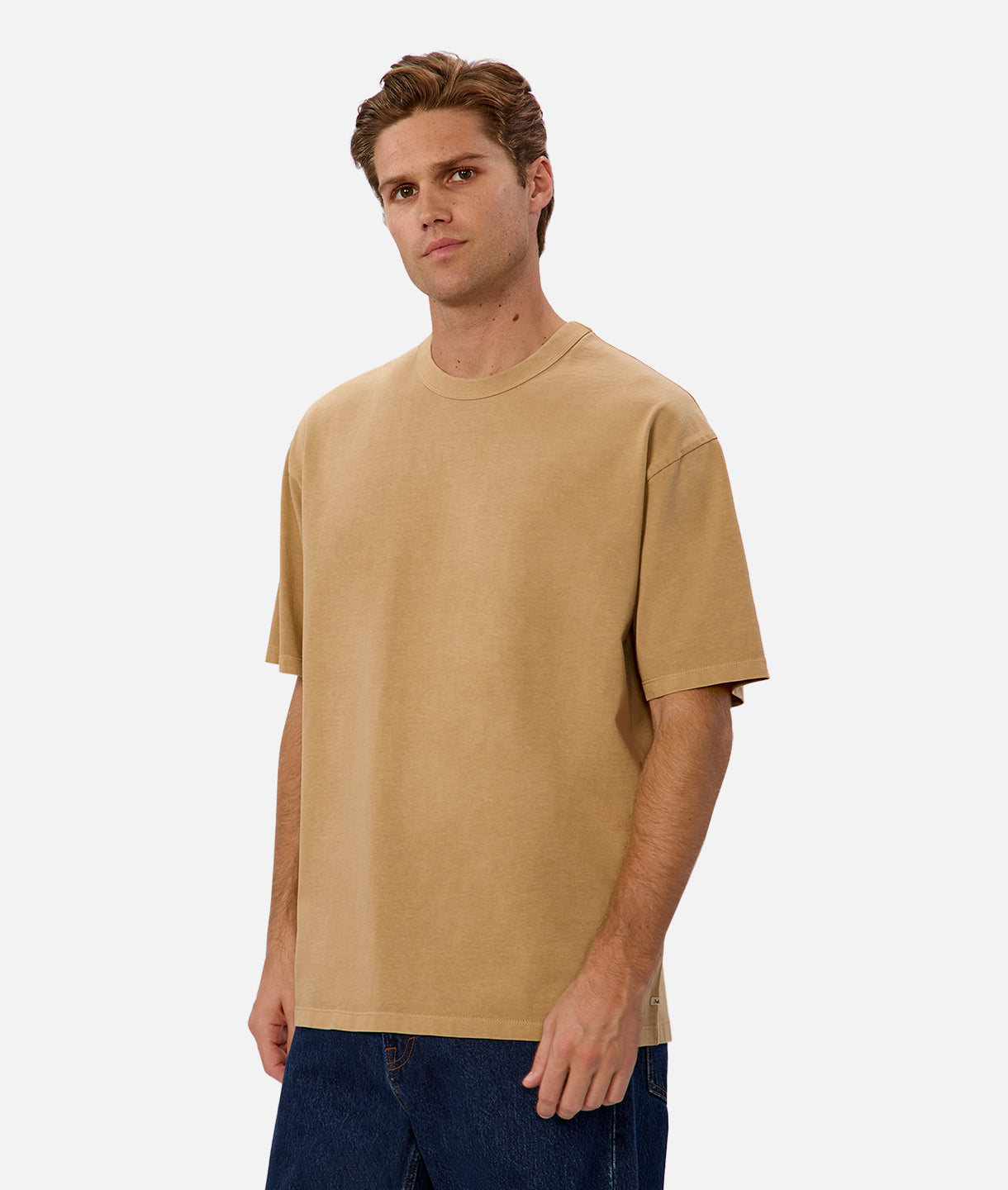 Del Sur Tee - Soft & Stylish Men's T-Shirt in Curry Color | Comfortable Casual Wear for Everyday Outfits & Street Style