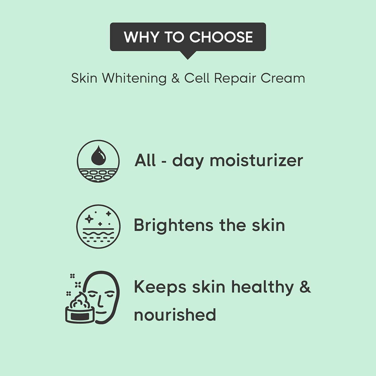SANCTUS Skin Whitening & Cell Repair Face Cream - Lightweight Moisturizer for Oily, Acne-Prone Skin with Alpha Arbutin & Lemon Oil - Brightens & Evens Skin Tone (100g) - Perfect for Daily Skincare Routine & Nighttime Repair