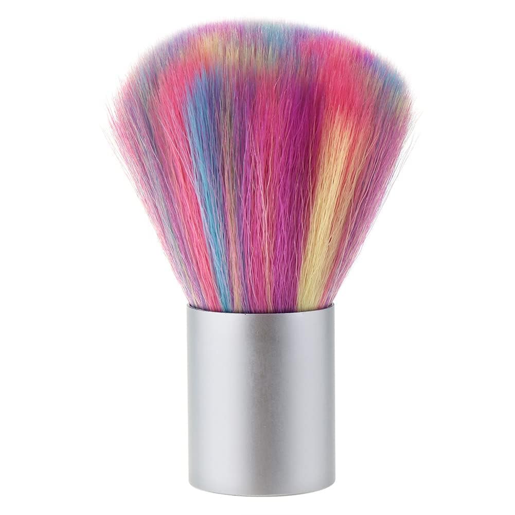 NAILWIND Soft Kabuki Nail Cleaner Brush - Mini Nail Art Dust & Makeup Remover Brush for Professional & Home Manicures | Gentle Makeup Brush for Eyeshadow, Eyeliner & Face Powder Application