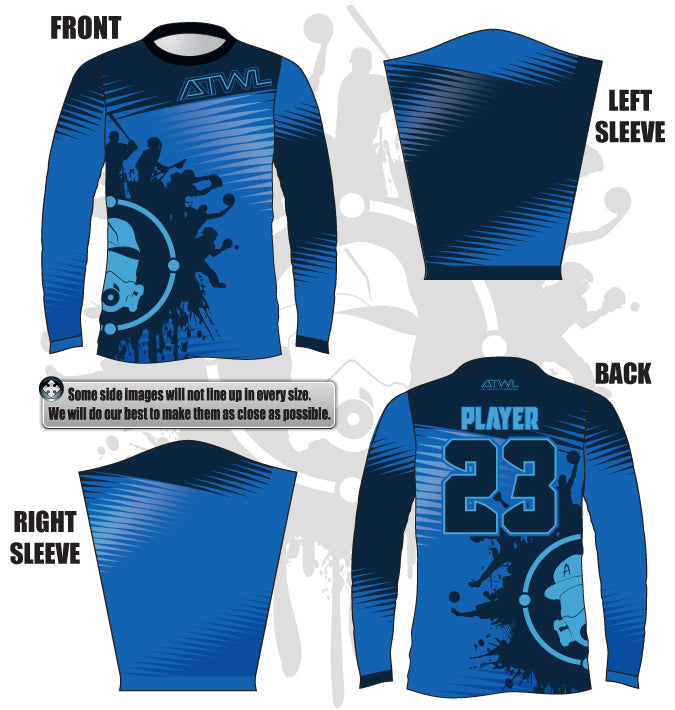 Vigor Men's Long Sleeve Jersey Shirt - Comfortable Athletic Workout Top for Running, Gym & Outdoor Activities | Moisture-Wicking & Breathable Fabric for All-Day Wear