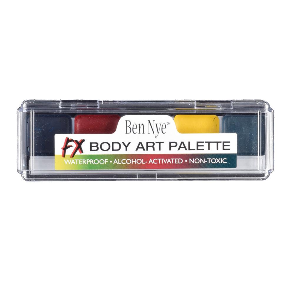 Ben Nye Alcohol Activated Body Art FX Palette (AAP 07) - Professional Special Effects Makeup for Halloween, Cosplay & Theater - Waterproof & Long-Lasting