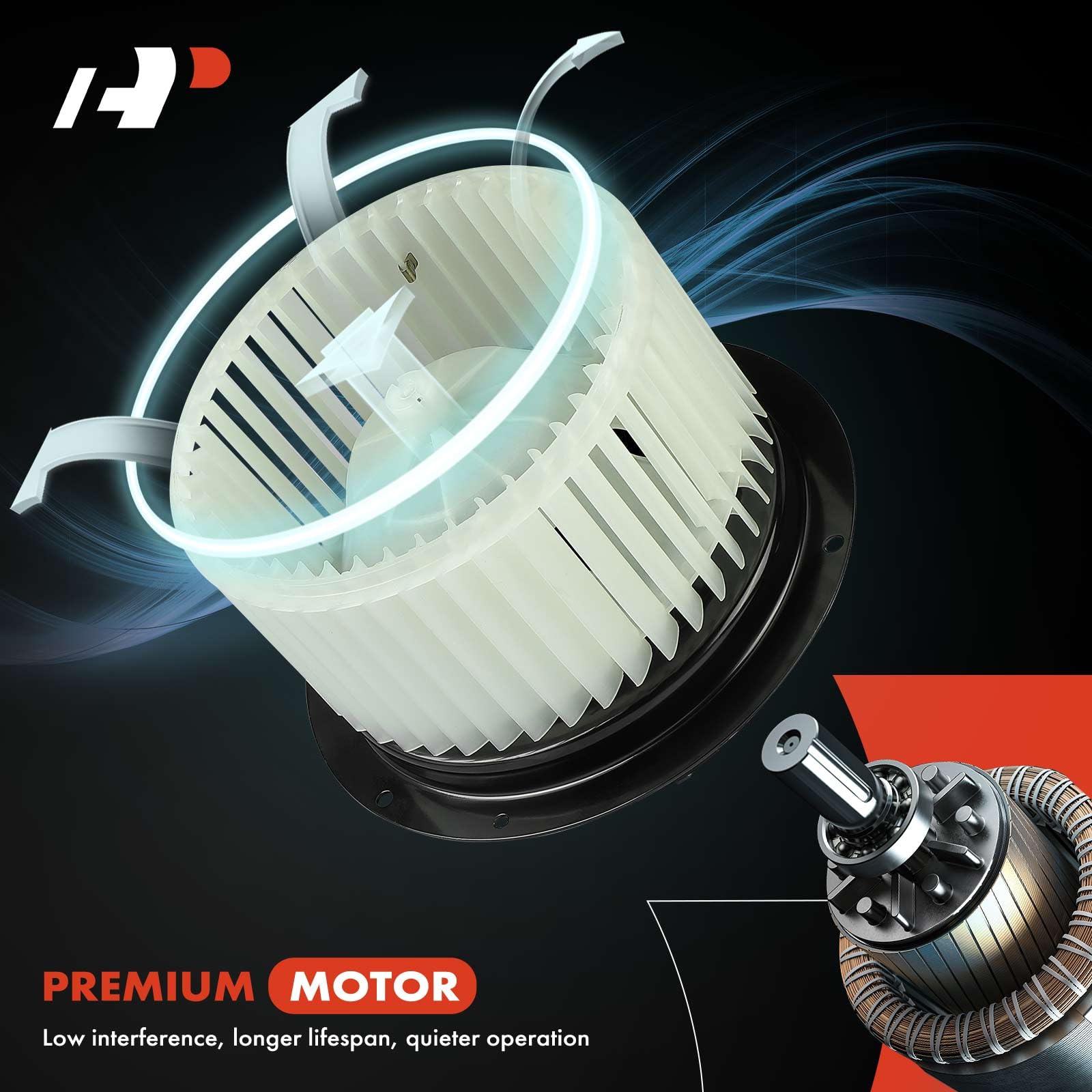 Premium HVAC Blower Heater Motor with Fan Cage - Compatible with Lexus HS250h 2010-2012, CT200h 2011-2017 & Toyota Mirai 2016-2020 - Perfect for Car Heating & Cooling System Repairs
