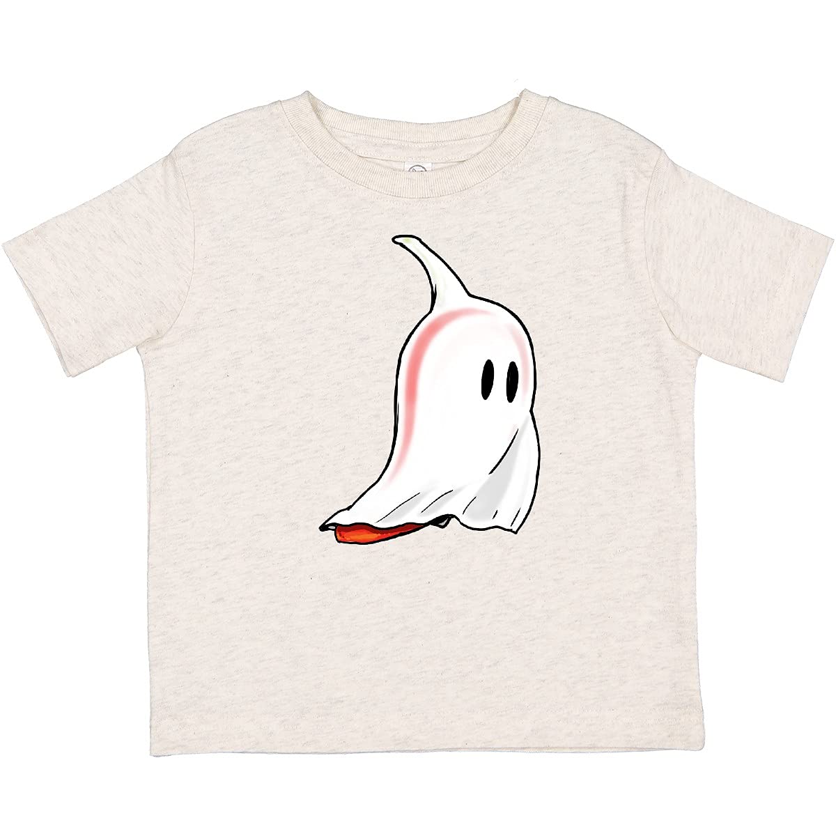 Cute Ghost Pepper Toddler T-Shirt for Boys & Girls - Funny Halloween Baby Outfit - Soft Cotton Kids Tee for Costume Parties & Trick-or-Treating