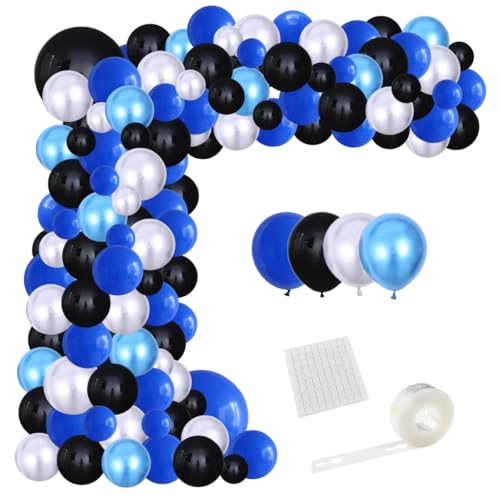Blue Black Silver