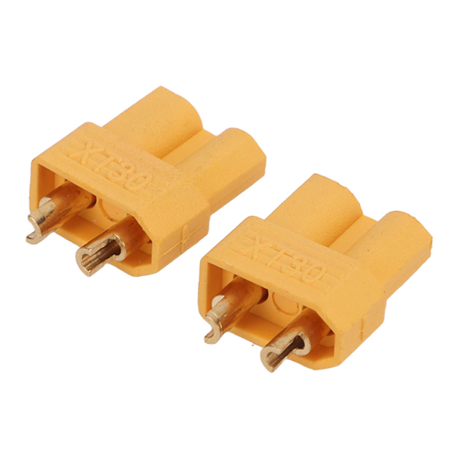 Shanrya XT30 Connector - Reusable Yellow XT30 Female Battery Connector for RC Drones, Airsoft Guns & DIY Electronics Projects
