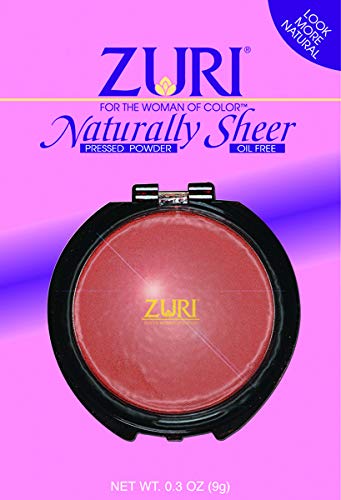 Zuri Sheer Pressed Powder - Mocha Cream (3-Pack) | Oil Control & Matte Finish | Perfect for Daily Makeup & Touch-Ups