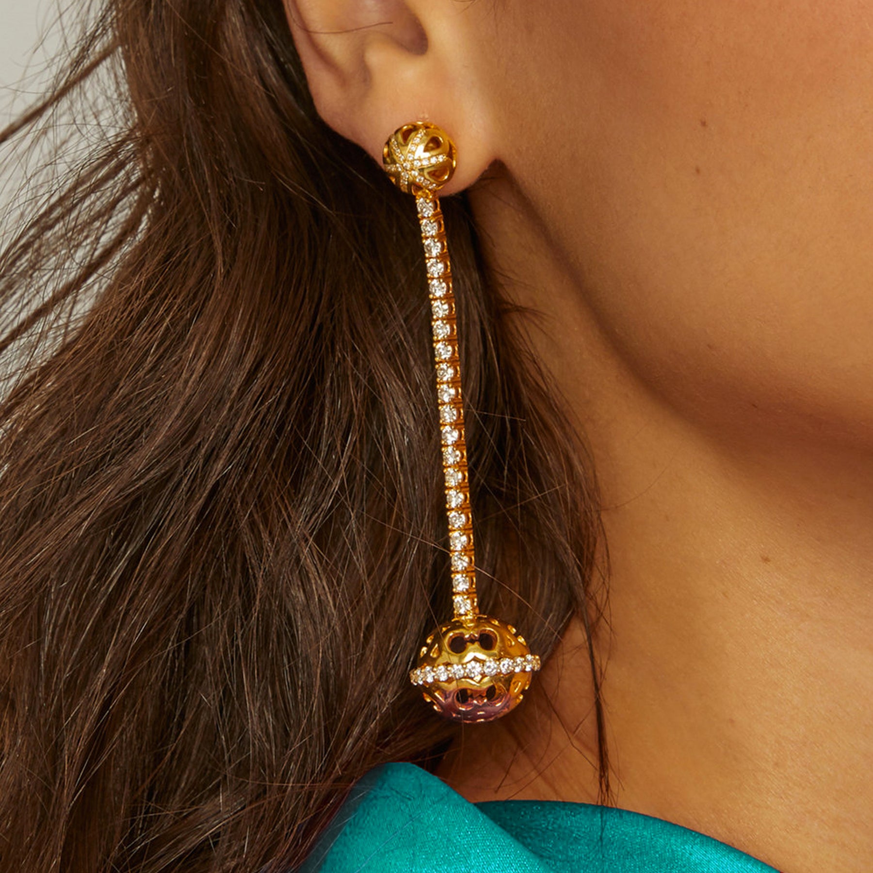 Marrakech Long Boho Earrings for Women - Handmade Moroccan Ethnic Dangle Jewelry - Perfect for Festivals, Weddings & Boho Fashion