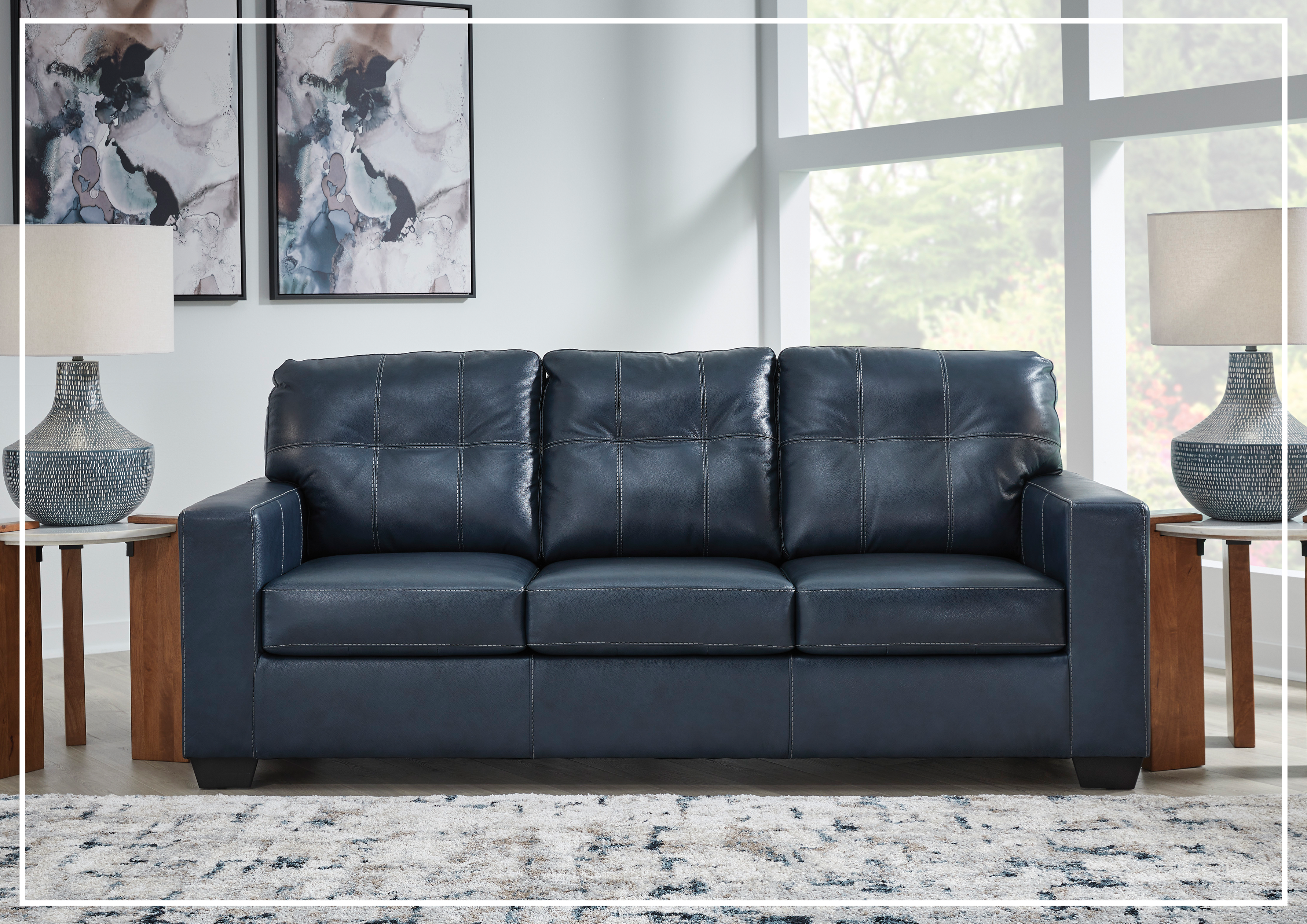 Gio Italia Salvatore 3-Seater Queen Leather Sofa Sleeper - Dark Brown & Black Options | Convertible Sofa Bed for Living Room, Guest Room & Small Spaces